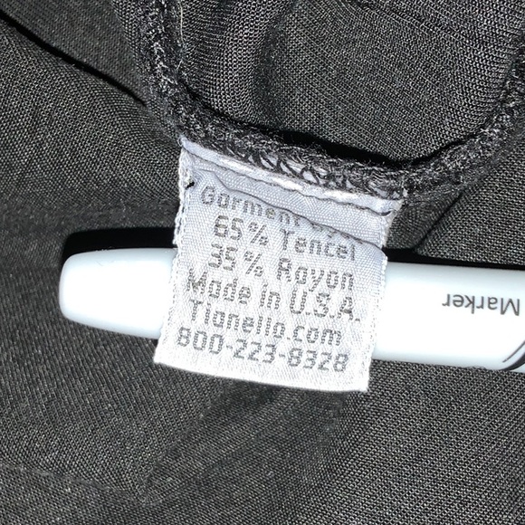 105 Tianello Tencel Rayon Black Sundress - Picture 7 of 13